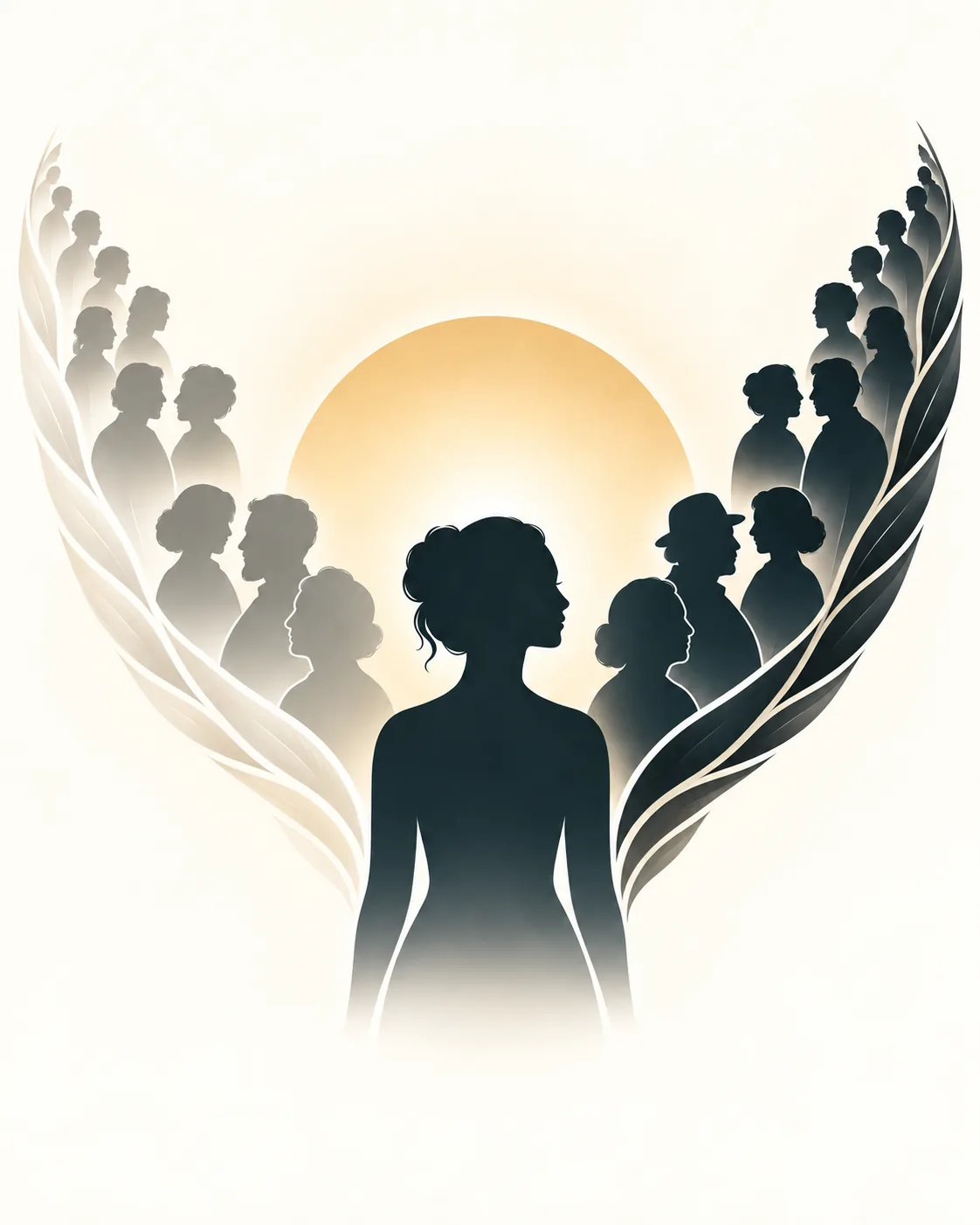 Křídla předků — ilustrace k projektu